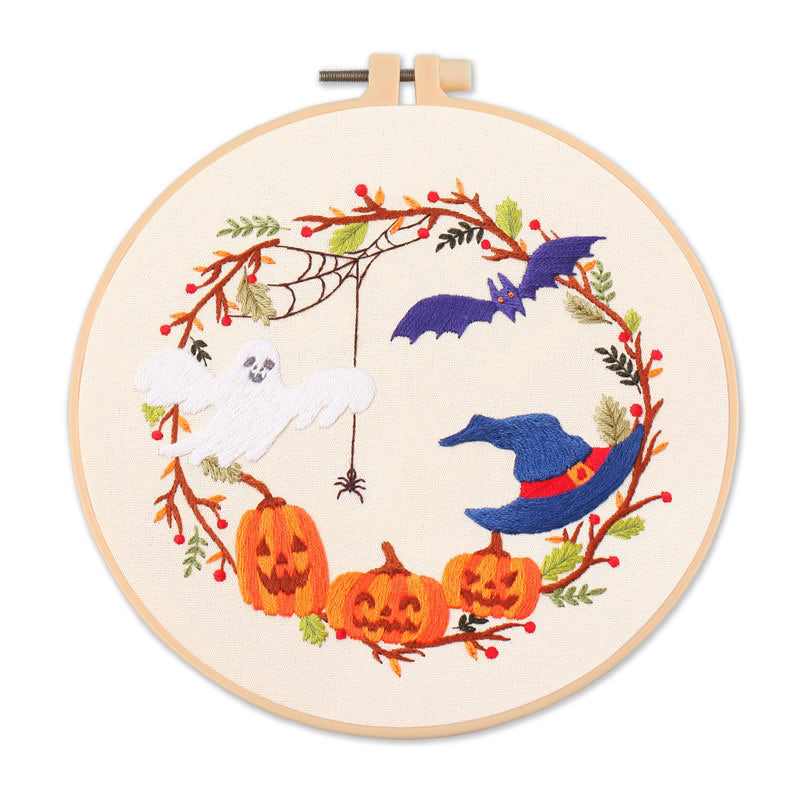 Cross-stitch Embroidery DIY Material Package Christmas Halloween Adult Beginner